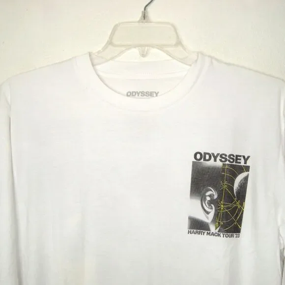 Harry Mack Tour '23 ODYSSEY Rap Concert Long Sleeve Cotton T-Shirt Size M - Picture 7 of 7